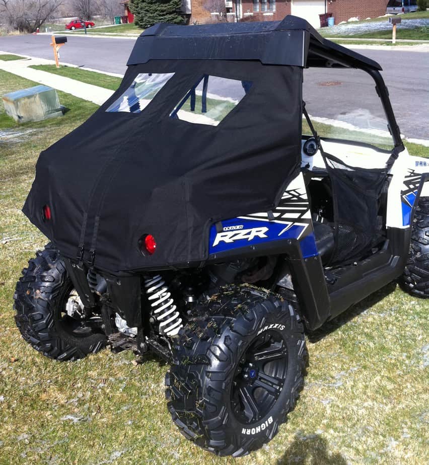 2011 RZR highrail Cargo Cover cropped
